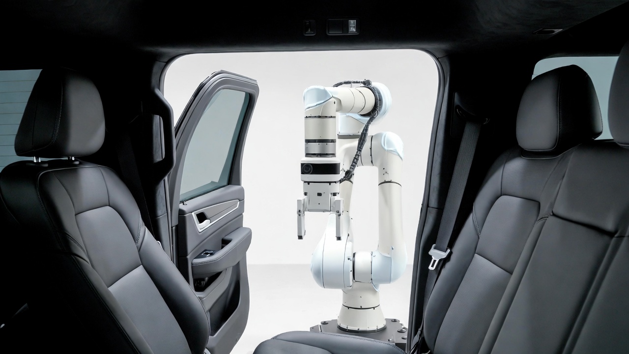 Robot in vehicle cabin